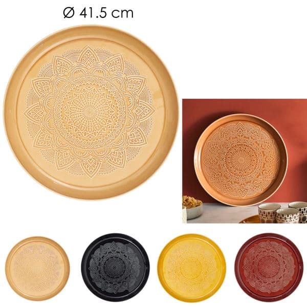 PLATEAU DECO D41,5CM - METAL - Image 2