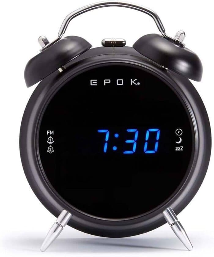 RADIO RÉVEIL EPOK DOUBLE ALARME NOIR - BIGBEN - Image 2