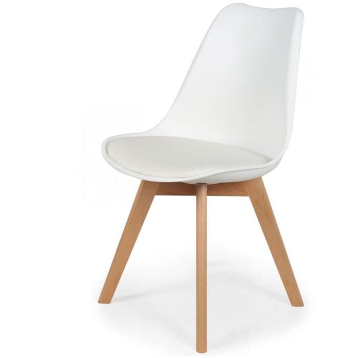 CHAISE SCANDINAVE - BLANC - Image 2