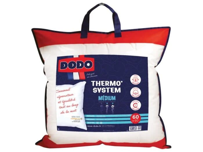 OREILLER MEDIUM 60X60 CM THERMO SYSTEM - DODO - Image 2