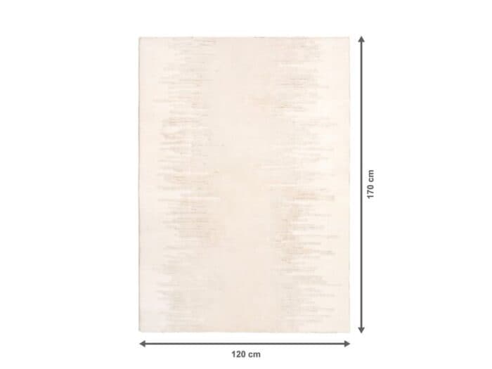 TAPIS 120X170 CM TARA - BLANC - Image 2