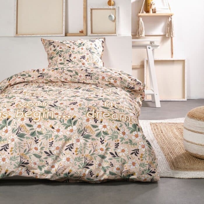 PARURE 140 X 190 HAPPY 4.3 - 100% COTON 57 FILS - Image 2
