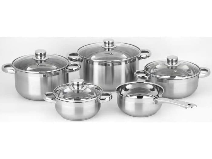 MARMITE INOX TOUS FEUX INDUCTION EN LOT DE 9 - NOVA - Image 2