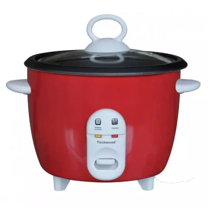 CUISEUR À RIZ 1 L 400 W MAINTIEN AU CHAUD - ROUGE - TECHWOOD - Image 2