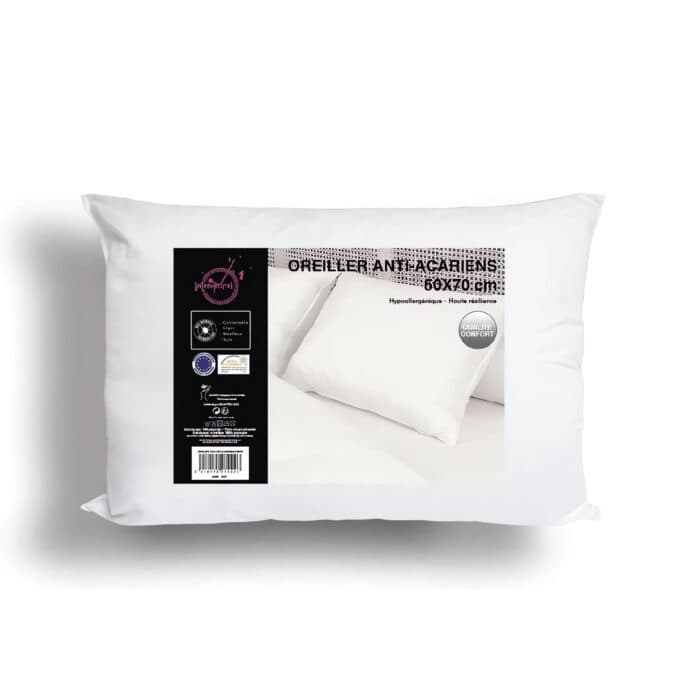 OREILLER CONFORT 50 X 70 CM - ANTI ACARIENS - Image 2