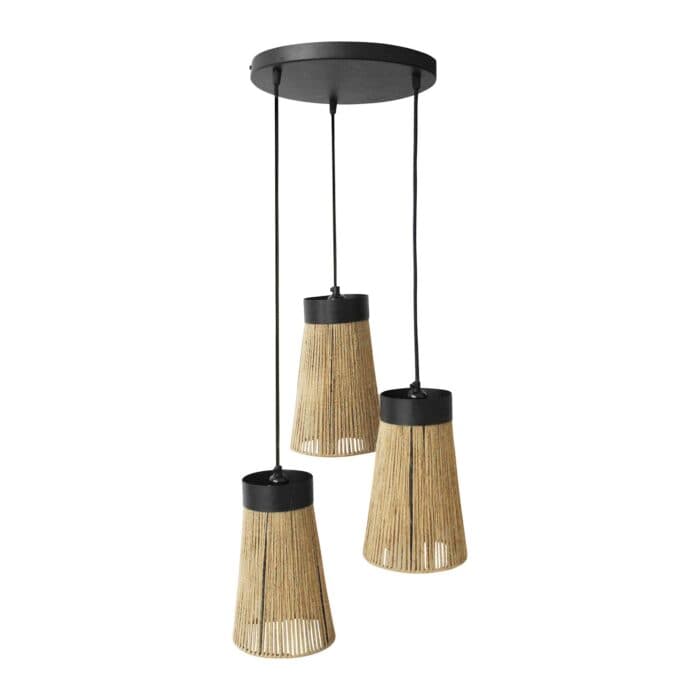 SUSPENSION KORDA D38XH88 - X3 LAMPES - Image 2