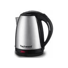 BOUILLOIRE INOX SANS FIL 1,8 L 2200 W ARRÊT AUTOMATIQUE - INOX - TECHWOOD - Image 2