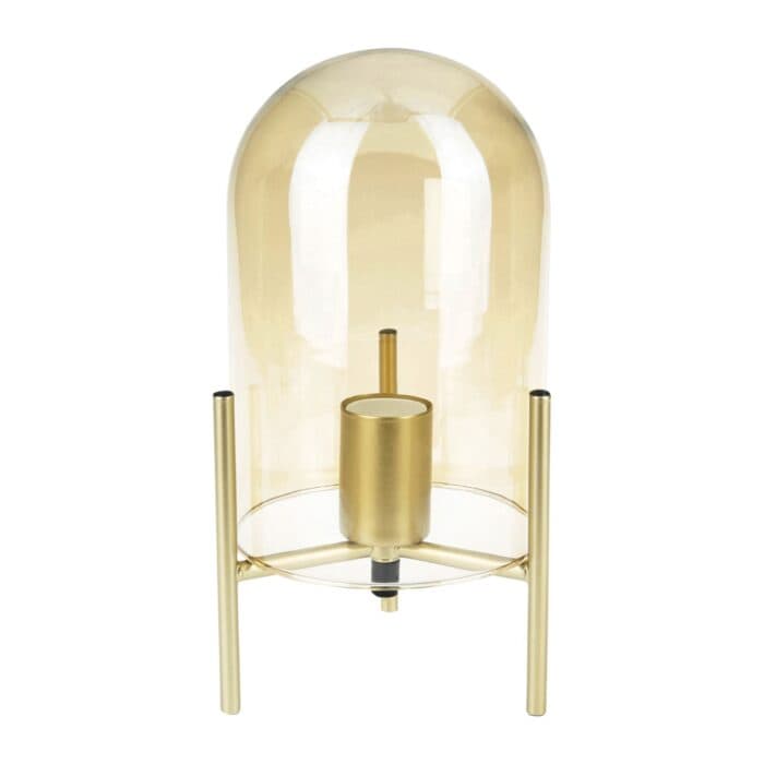 LAMPE NEF - METAL VERRE - DORÉE - Image 2