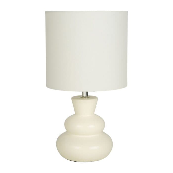 LAMPE ANASTASIA - CERAMIQUE - BLANC - Image 2