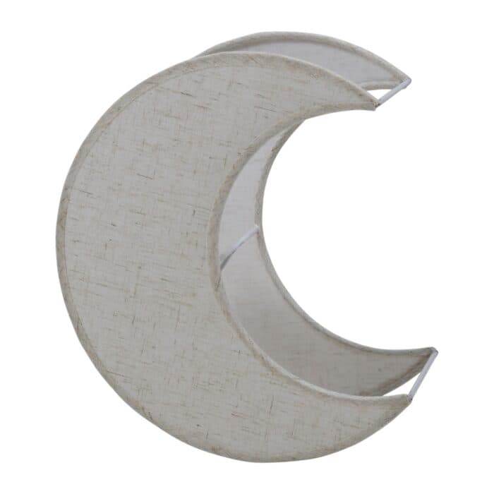 LAMPE LUNE ÉCRU - EN LIN - Image 2