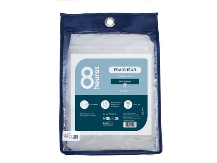 TAIE OREILLER 65 X 65 CM - 180 G - FRAICHEUR - Image 2