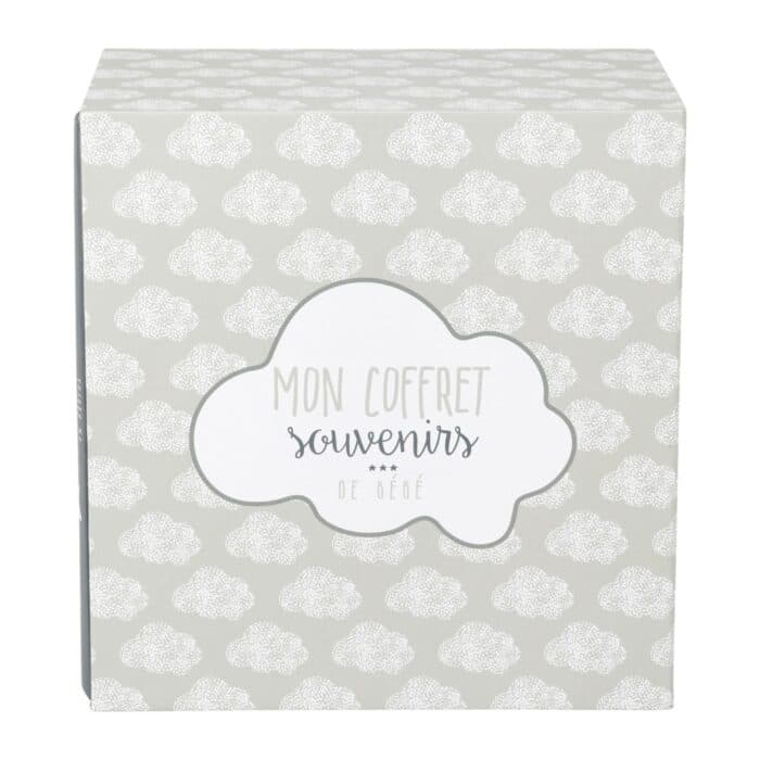 COFFRET CARTES NUAGES - GRIS - Image 2