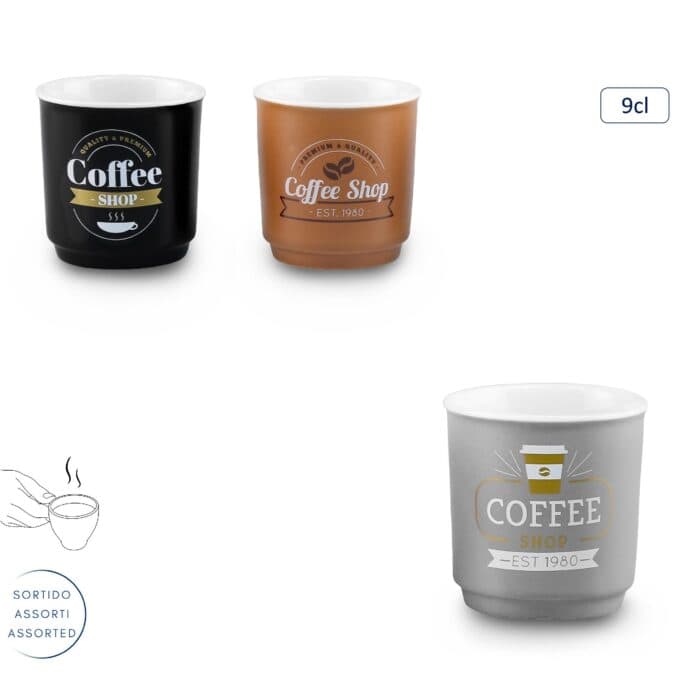 CUP CAFE PORCELAINE 9 CL - Image 2