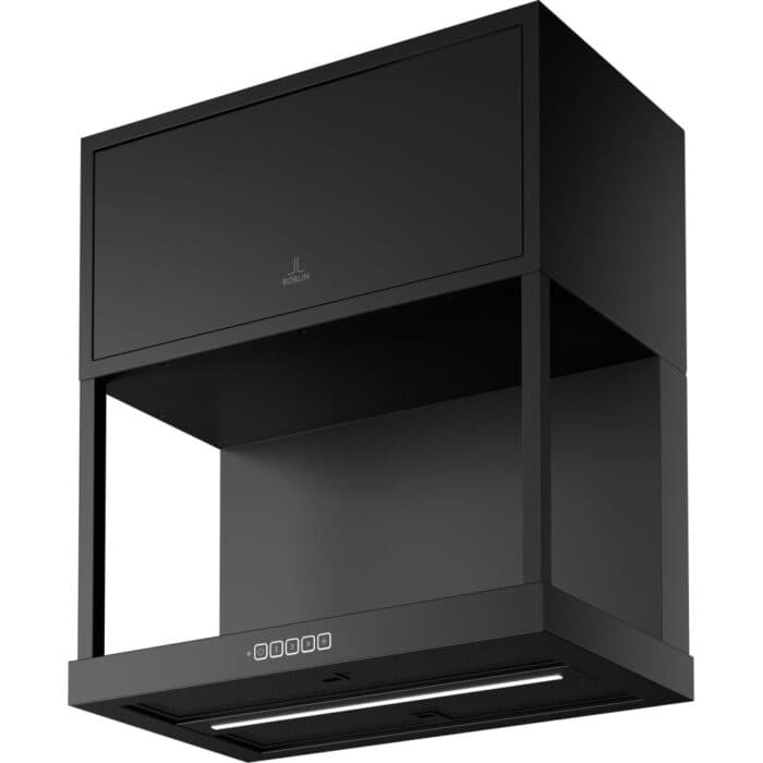 HOTTE MURALE PARTITION 60 CM 620 M³/H NOIR MAT - ROBLIN - Image 2