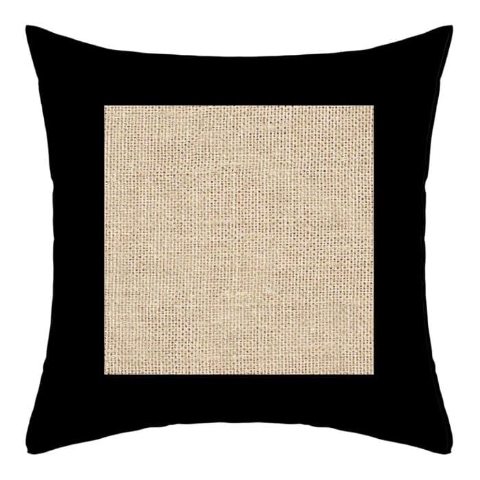COUSSIN 40 X 40 JUTE - NOIR - Image 2