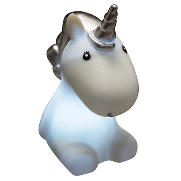 VEILLEUSE LICORNE H14CM - AVEC PILE - Image 2