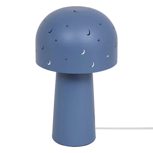 LAMPE CHAMPIGNON - METAL ETOILES - BLEU - Image 2