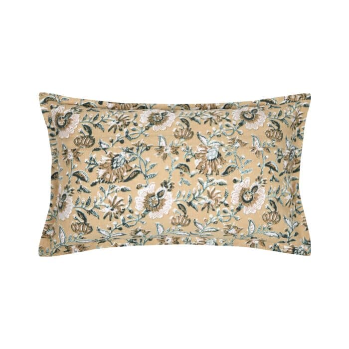 COUSSIN SHANA 30 X 50 - 100% COTON C3 D916001 - MOUTARDE - Image 2