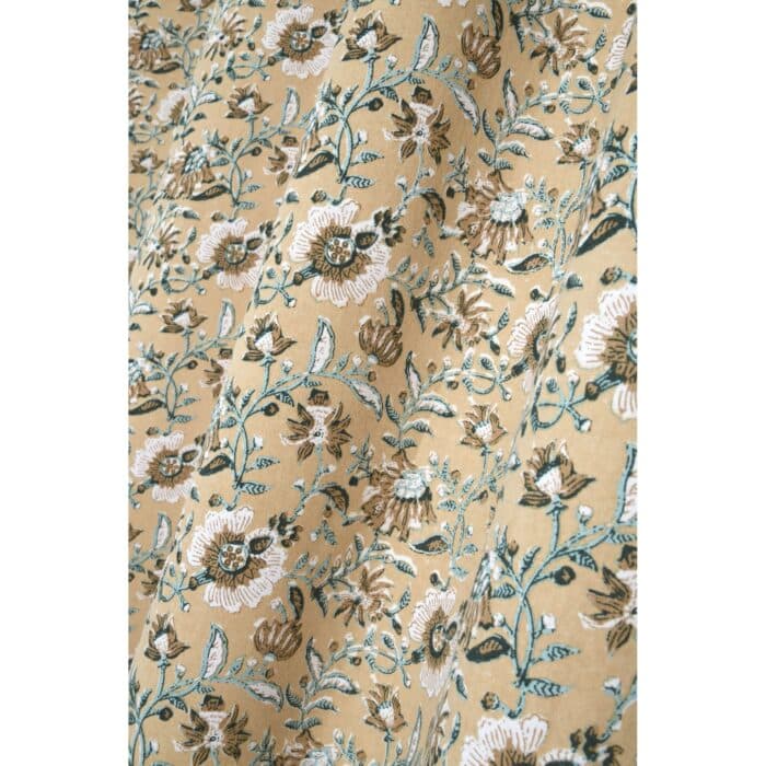 RIDEAU MOUTARDE 140 X 260 - 100 COTON R6 D916001 - SHANA - Image 2