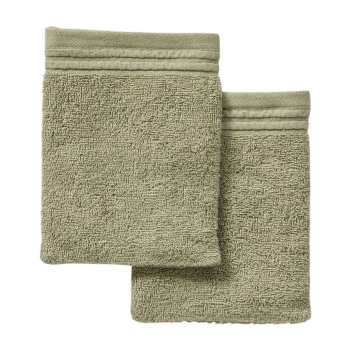 GANTS 16 X 21 CM - 100% COTON EN LOT DE 2 - VERT - Image 2