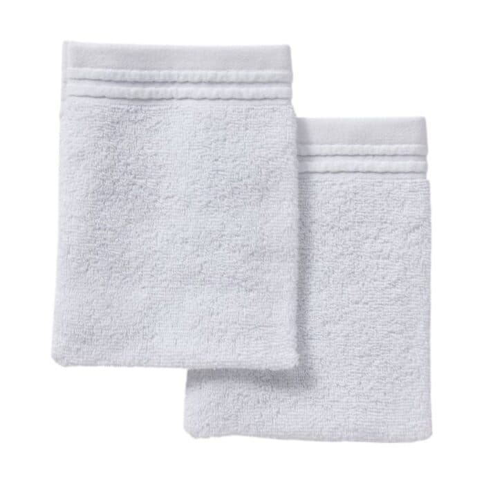 GANTS 16 X 21 CM - 100% COTON EN LOT DE 2 - BLANC - Image 2