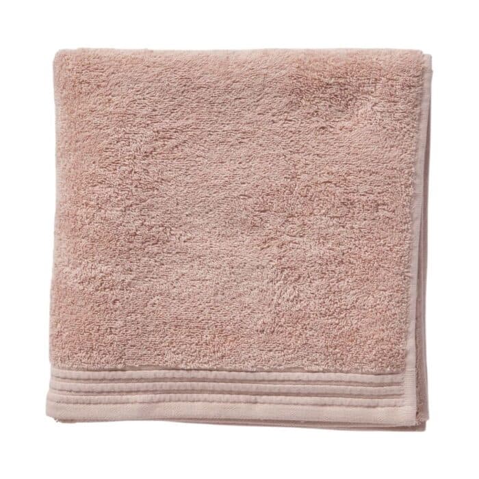 SERVIETTE INVITE 30 X 50 - 100% COTON - ROSE - Image 2