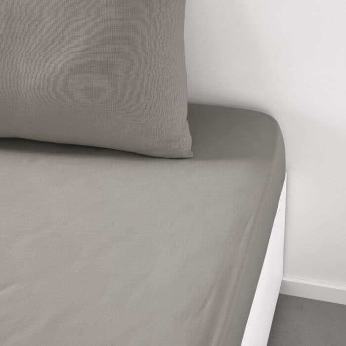 DRAP HOUSSE 140 X 190 CM - 100% COTON - DUNE - Image 2