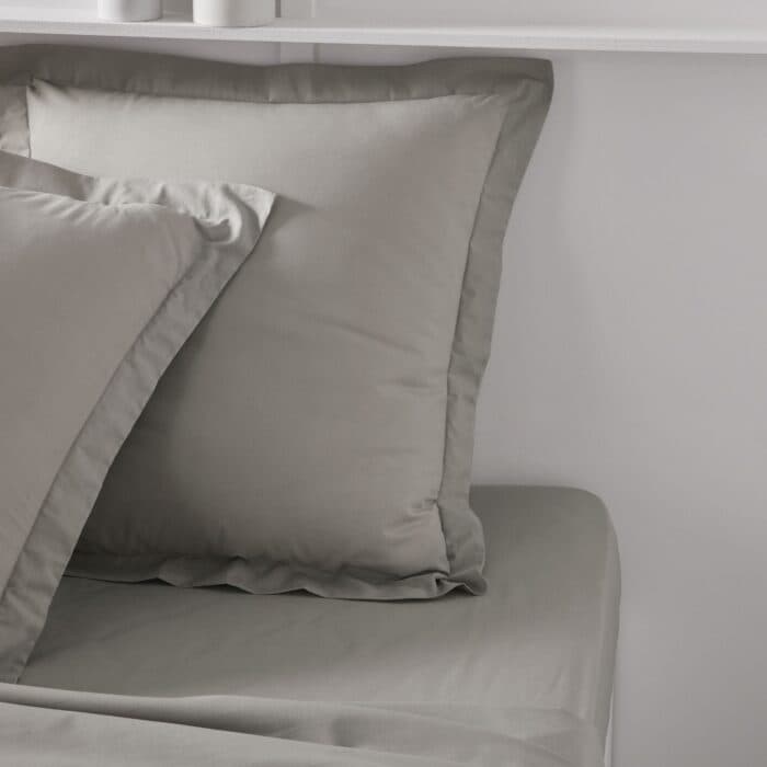 TAIES D'OREILLER 63 X 63 - 100% COTON EN LOT DE 2 - DUNE - Image 2