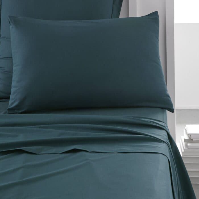 TAIES D'OREILLER 50 X 70 - 100% COTON EN LOT DE 2 - PAON - Image 2