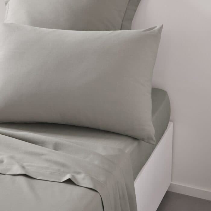 TAIES D'OREILLER 50 X 70 - 100% COTON EN LOT DE 2 - DUNE - Image 2