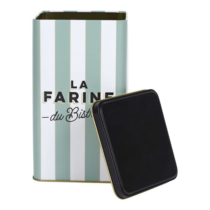 BOITE FARINE - METAL - BISTROT - Image 2