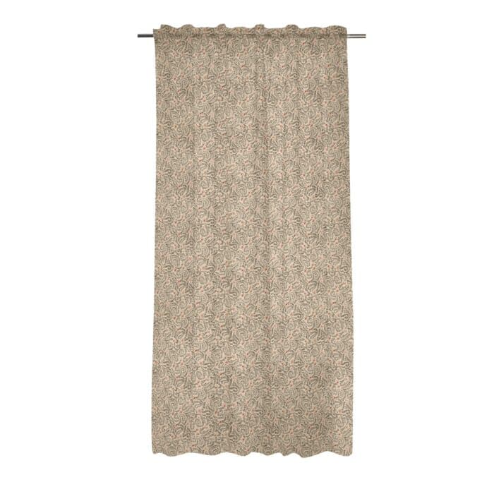 RIDEAU IMPRIME 140 X 280 - FINITION PATTES CACHEES - ORNAMENTAL - Image 2