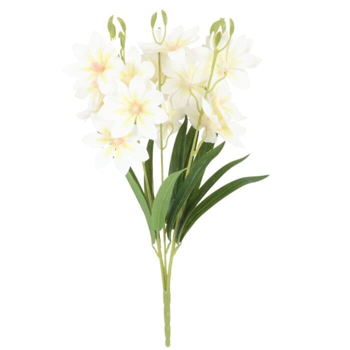 CLÉMATITE ARTIFICIELLE TIGE 60CM - BLANC - Image 2