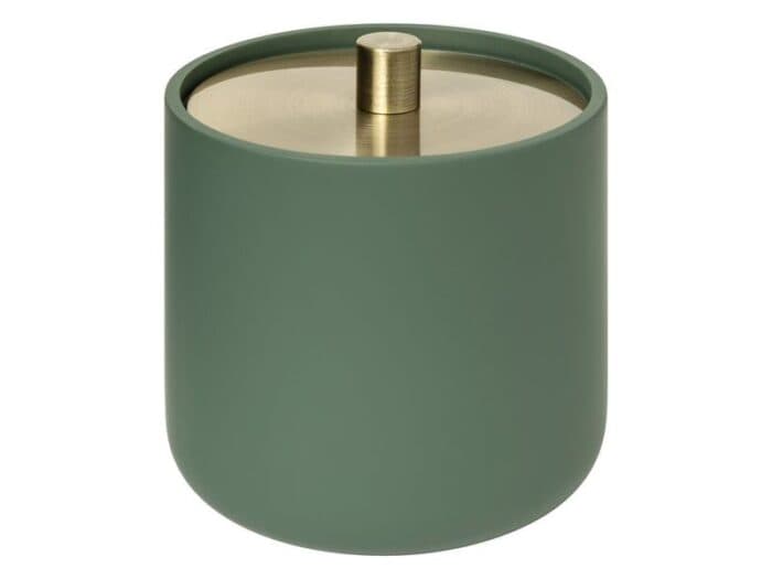 POT À COTON EN RÉSINE - VERT - Image 2