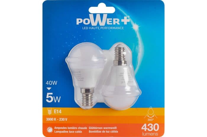 AMPOULES LED - E14 5W G45 EN LOT DE 2 - Image 2