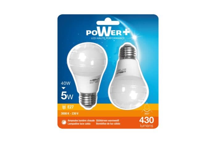AMPOULES LED - E27 5W=40W EN LOT DE 2 - Image 2