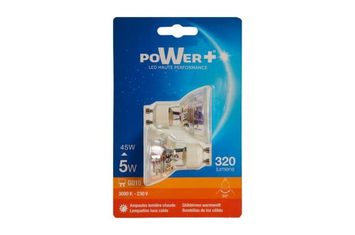 SPOTS GU10 - SMD 5W EN LOT DE 2 - Image 2