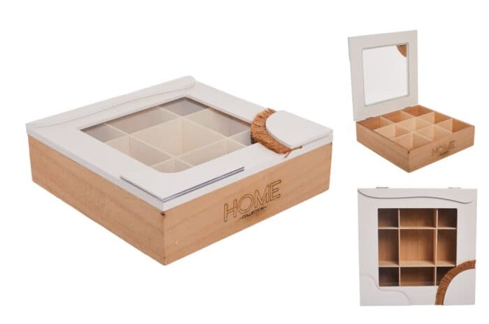 BOITE 9 CASES - 24X24X7,5CM - Image 2