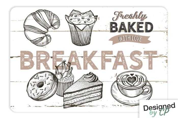 SET DE TABLE - PETIT DEJEUNER - Image 2