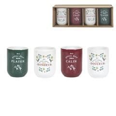 GOBELET EXPRESSO EN LOT DE 4 - JARDIN PRINTANIER - Image 2