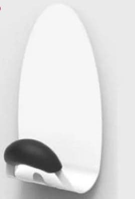 PATÈRE MAGNÉTIQUE - BLANC ET NOIR - Image 2