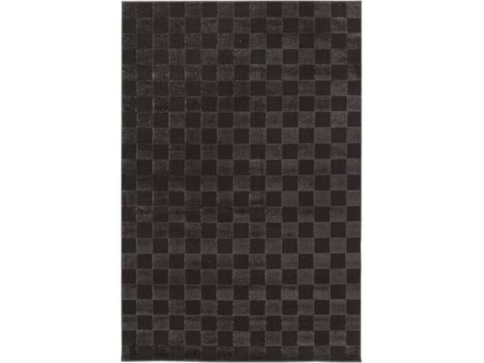 TAPIS 120X170 CM DAMIER - MARRON - Image 2