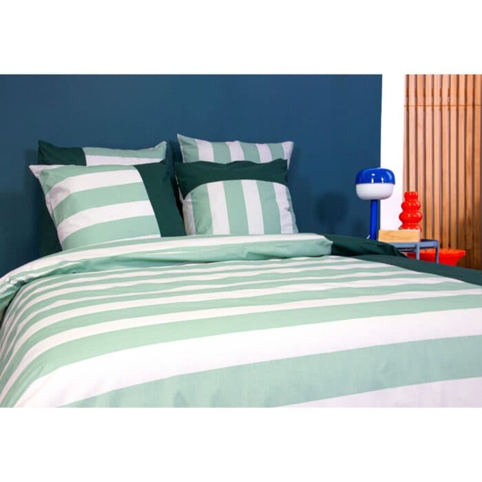 PARURE BEN 260 X 240 - 100% COTON 52 FILS - VERT - Image 2
