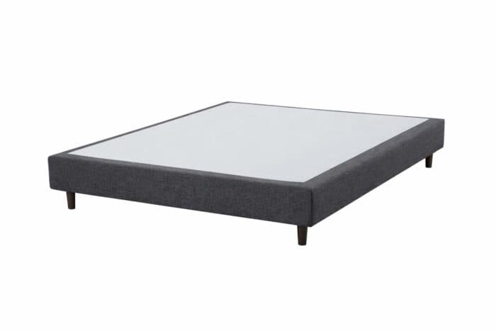 SOMMIER 160 X 200 CM TISSU - GRIS FONCE - Image 2