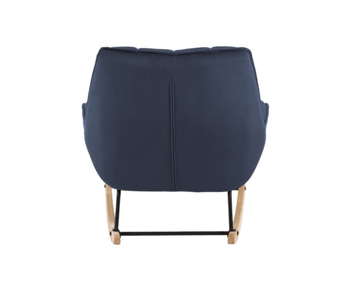 FAUTEUIL ROCKING CHAIR - - BLEU - Image 3