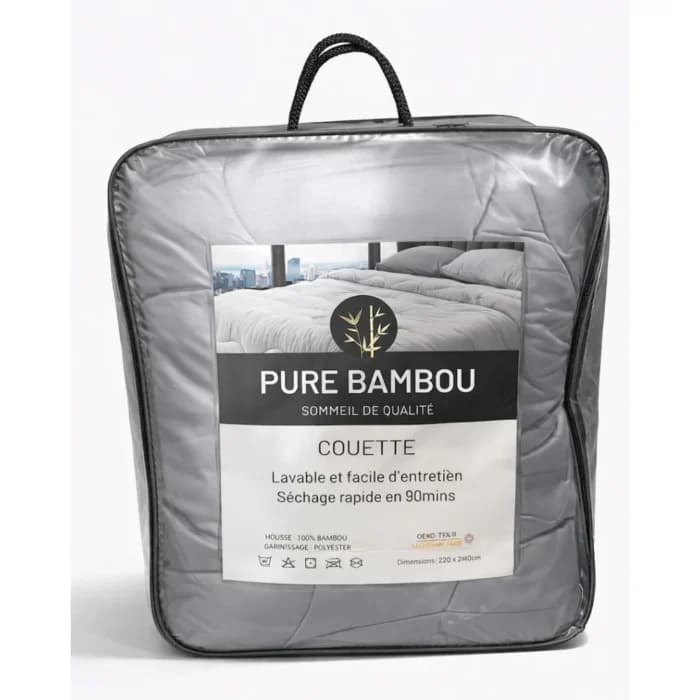 COUETTE ARGENTEE 220X240   PURE BAMBOO - Image 1
