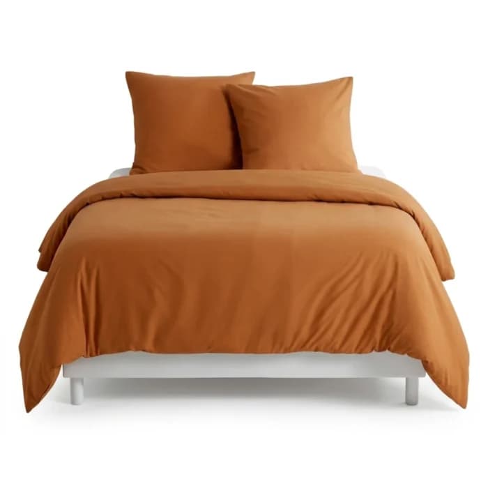 PARURE HOUSSE DE COUETTE 260 X 240 CM - CARAMEL - Image 1