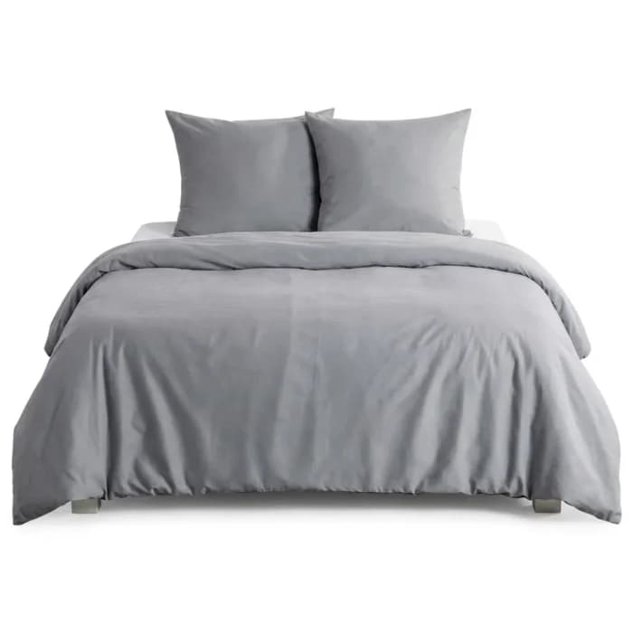 PARURE HOUSSE DE COUETTE 240 X 220 CM - ACIER - Image 1