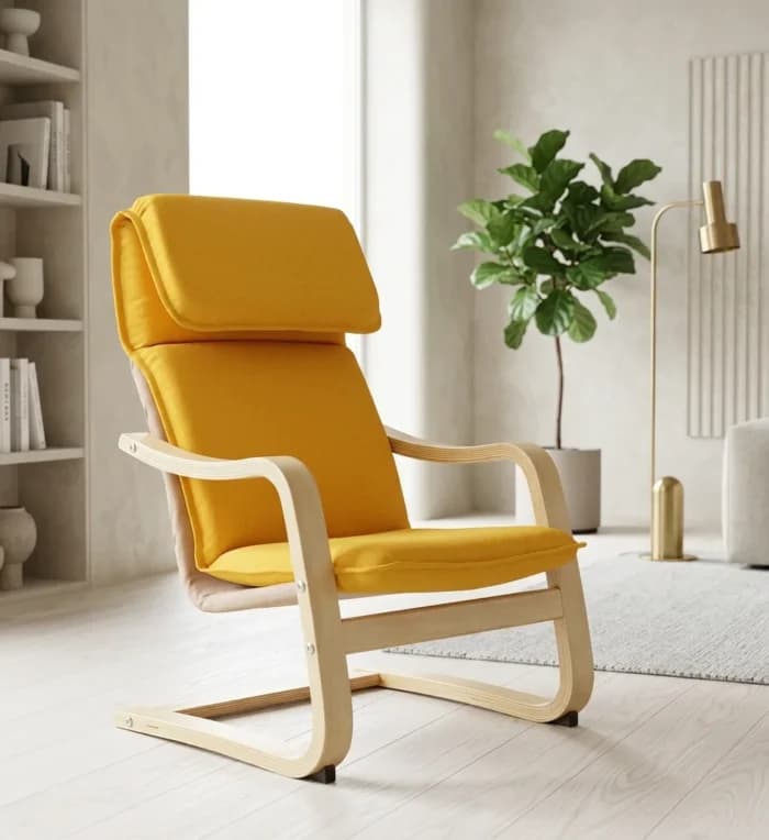 FAUTEUIL BENJI MOUTARDE - Image 1