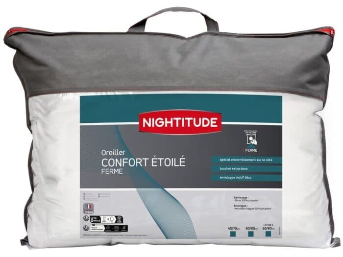 OREILLER FERME CONFORT 45 X 70 CM - Image 2